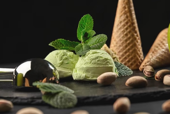 ice-cream with cannabis beans